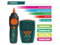 PROSKIT Testador De Cabos/Continuidade C/ Gerador De Tons PROSKIT Testador De Cabos/Continuidade C/ Gerador De Tons